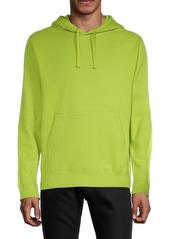 French Connection Drawstring Cotton-Blend Hoodie