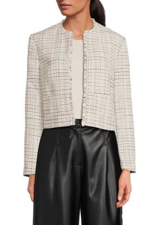 French Connection Effie Boucle Open Front Cropped Jacket