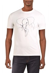 French Connection Elephant Mens Graphic Crewneck T-Shirt