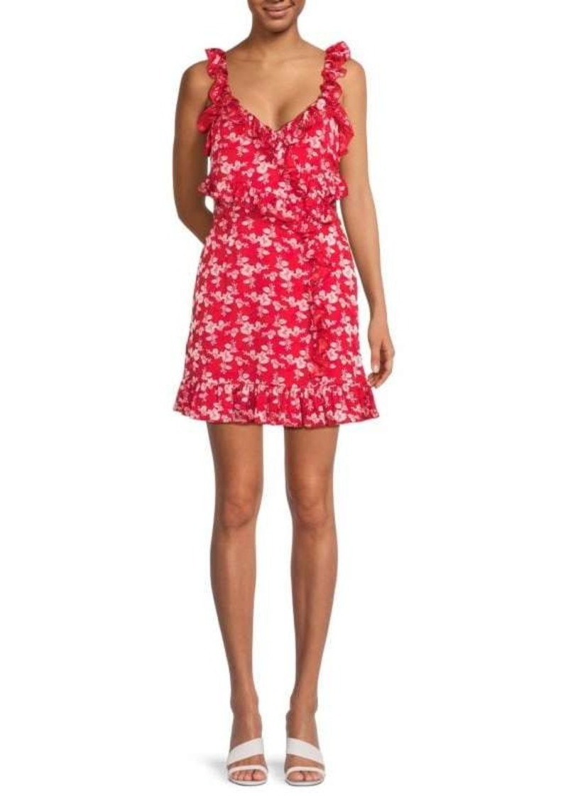 French Connection Elianna Floral Mini A Line Dress