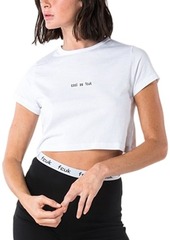 French Connection Fcuk Cool As Cropped T-Shirt
