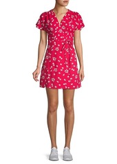 French Connection Floral-Print A-Line Dress