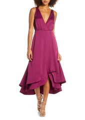 French Connection Alessia Sleeveless Midi Dress in Hollyhock at Nordstrom