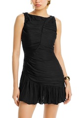 French Connection Althea Sleeveless Ruched Mini Dress
