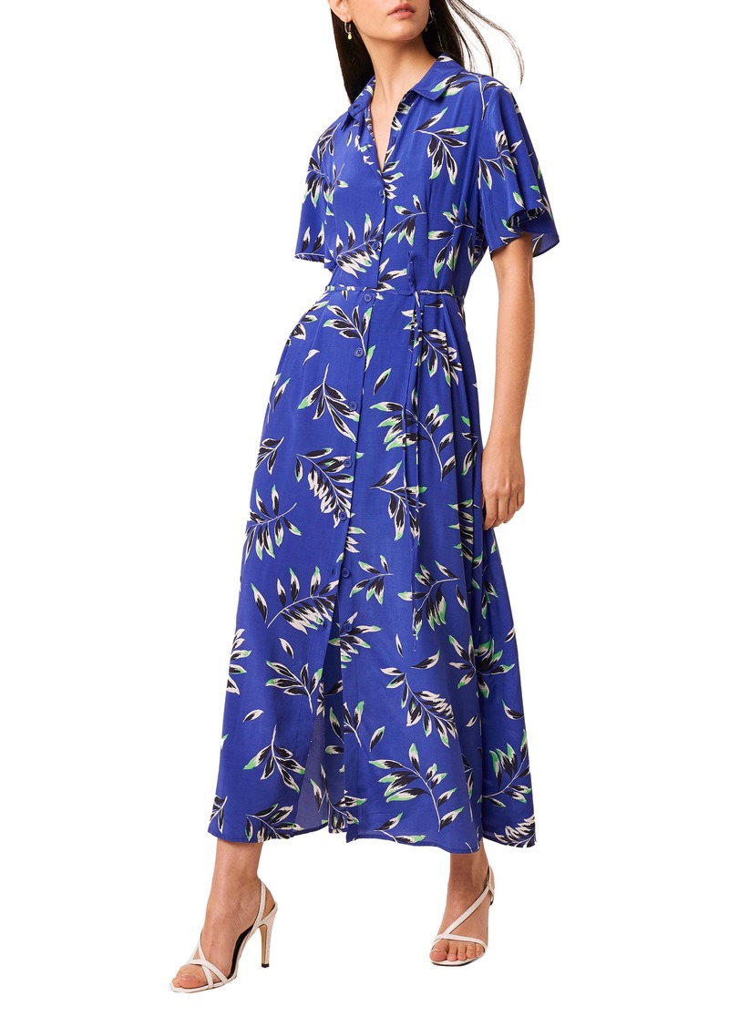 French Connection Andini Print Maxi Shirtdress