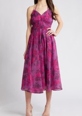 French Connection Arla Hallie Shirred Midi Sundress