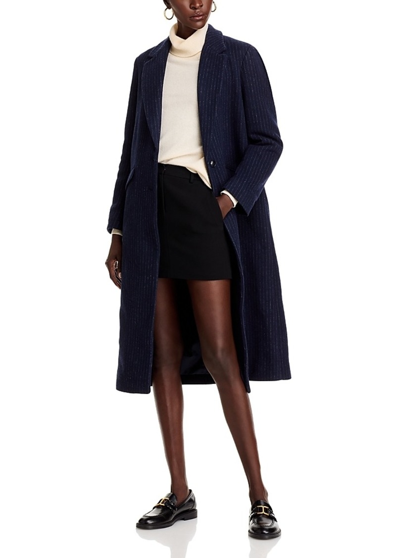 French Connection Arlana Pinstriped Coat