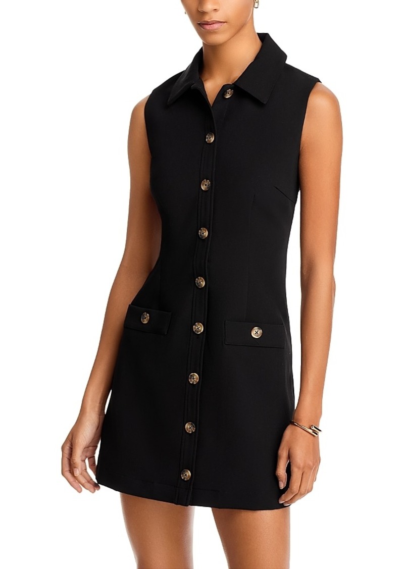 French Connection Azra Button Front Dress