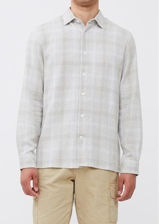 French Connection Barrow Dobby Check Button-Up Shirt