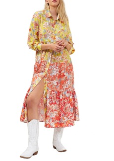 French Connection Blossom Courtney Floral Shirtdress in Multi at Nordstrom
