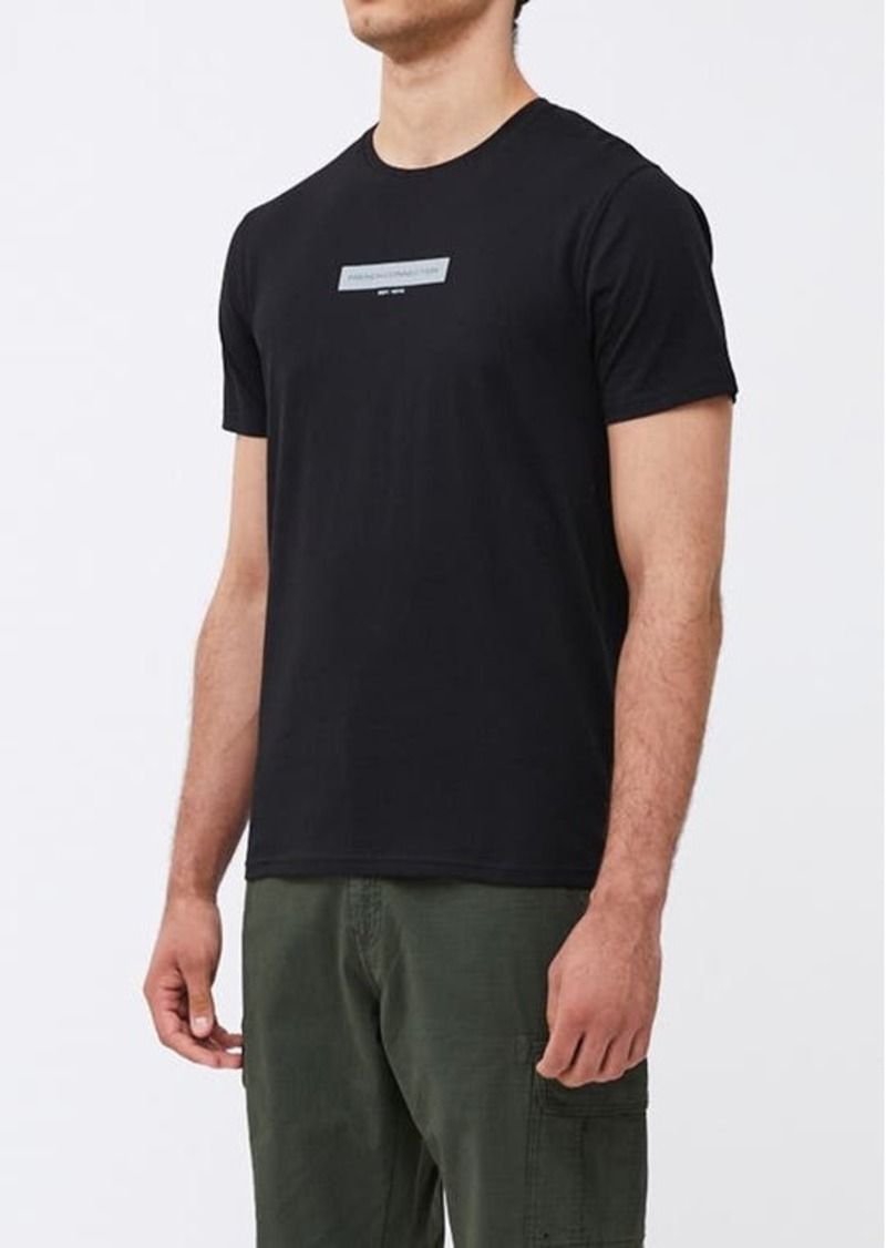 French Connection Box Logo Organic Cotton Graphic T-Shirt