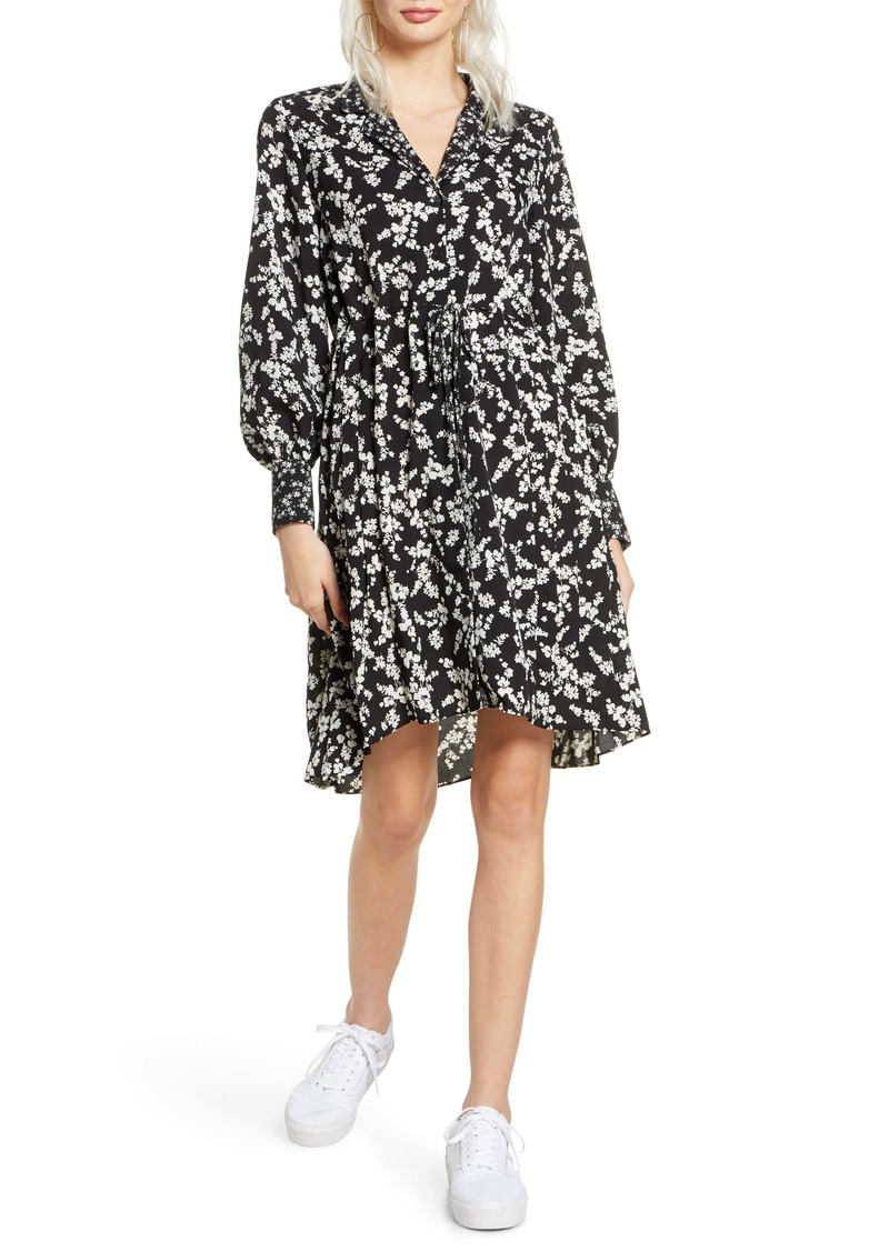 French Connection Bruna Floral Long Sleeve Dress