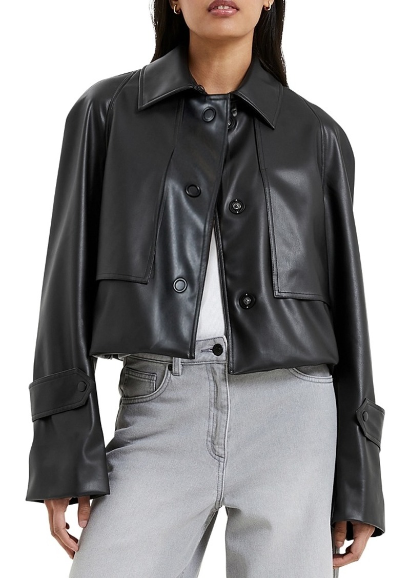 French Connection Crolenda Faux Leather Jacket