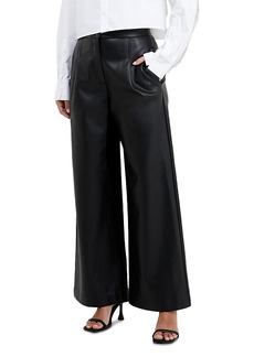 French Connection Crolenda Faux Leather Pleated Pants