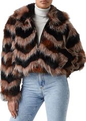 FRENCH CONNECTION Dallow Faux-Fur Jacket