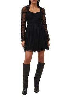 French Connection Edrea Long Sleeve Tulle Dress