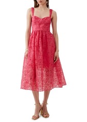 French Connection Embroidered Lace Dress