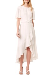 French Connection Emina Draped Belted Maxi Dress