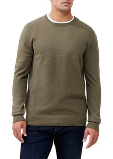 French Connection Engineered Ottoman Crewneck Sweater