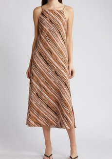 French Connection Gaia Flavia Textured Stripe Sundress