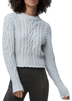 FRENCH CONNECTION Joettta Cable Knit Sweater