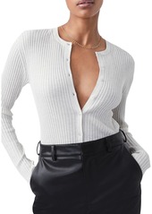 FRENCH CONNECTION Judie Ribbed Cardigan