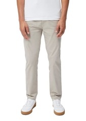 French Connection Light Machine Stretch Cotton Pants in String Grey at Nordstrom