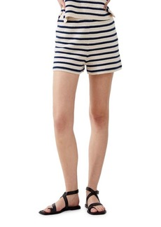 French Connection Lumi Mozart Open Stitch Cotton Shorts