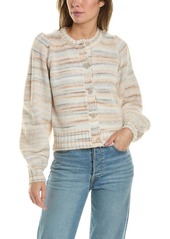 French Connection Maly Space-Dye Wool-Blend Cardigan