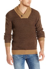French Connection Men's Polar Gingham Sweater