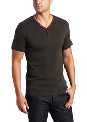 French Connection Men's Short Sleeve Henley