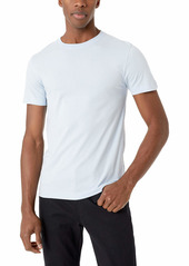 French Connection Men's Short Sleeve Reg Fit Solid Color Crew Neck Cotton T-Shirt  XL