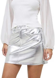 French Connection Metallic Mini Skirt