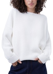 French Connection Millie Mozart Cotton Waffle-Knit Sweater