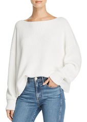 FRENCH CONNECTION Millie Mozart Knits Cotton Boat Neck Sweater