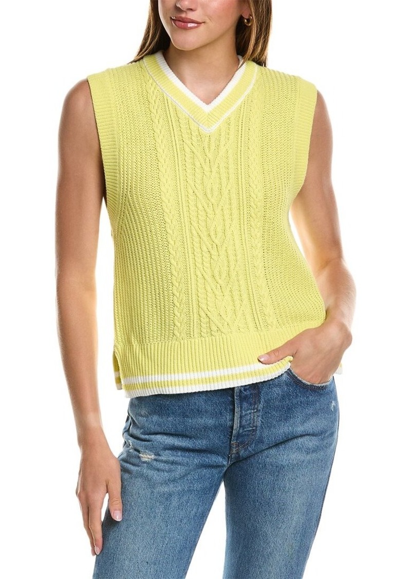 French Connection Mozart Cable Sweater Vest