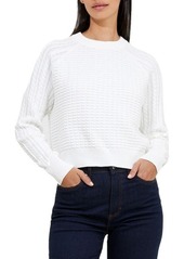 French Connection Mozart Mixed Stitch Cotton Sweater