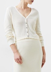 French Connection Nesta Open Stitch Cardigan