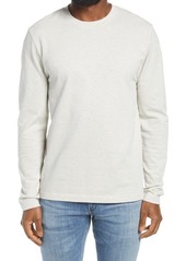 French Connection Pebble Knit Crewneck Pullover in Dove Grey Melange at Nordstrom