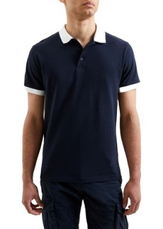 French Connection Popcorn Cotton Polo