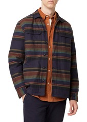 French Connection Regular Fit Stripe Shirt Jacket
