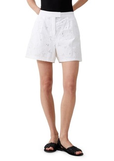 French Connection Rhodes Floral Lace Cotton Shorts