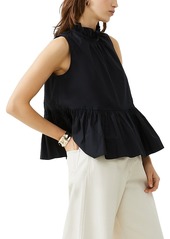 French Connection Rhodes Sleeveless Poplin Top