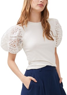 French Connection Rosana Agnes Puff Sleeve Top