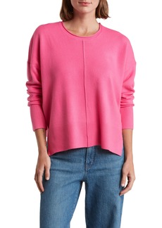 French Connection Scoop Neck Long Sleeve Sweater in Bright Prosecco Pink at Nordstrom Rack