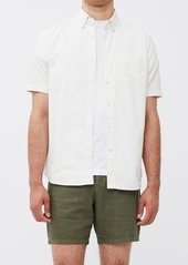 French Connection Short Sleeve Oxford Button-Up Shirt