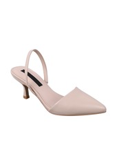 French Connection Slingback Kitten Heel Pump in Beige at Nordstrom Rack