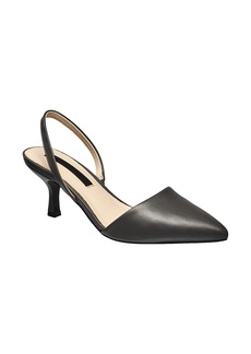 French Connection Slingback Kitten Heel Pump in Grey at Nordstrom Rack
