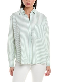 French Connection Stripe Relaxed Popover Shirt
