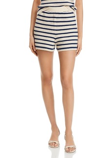 French Connection Striped Knit Shorts